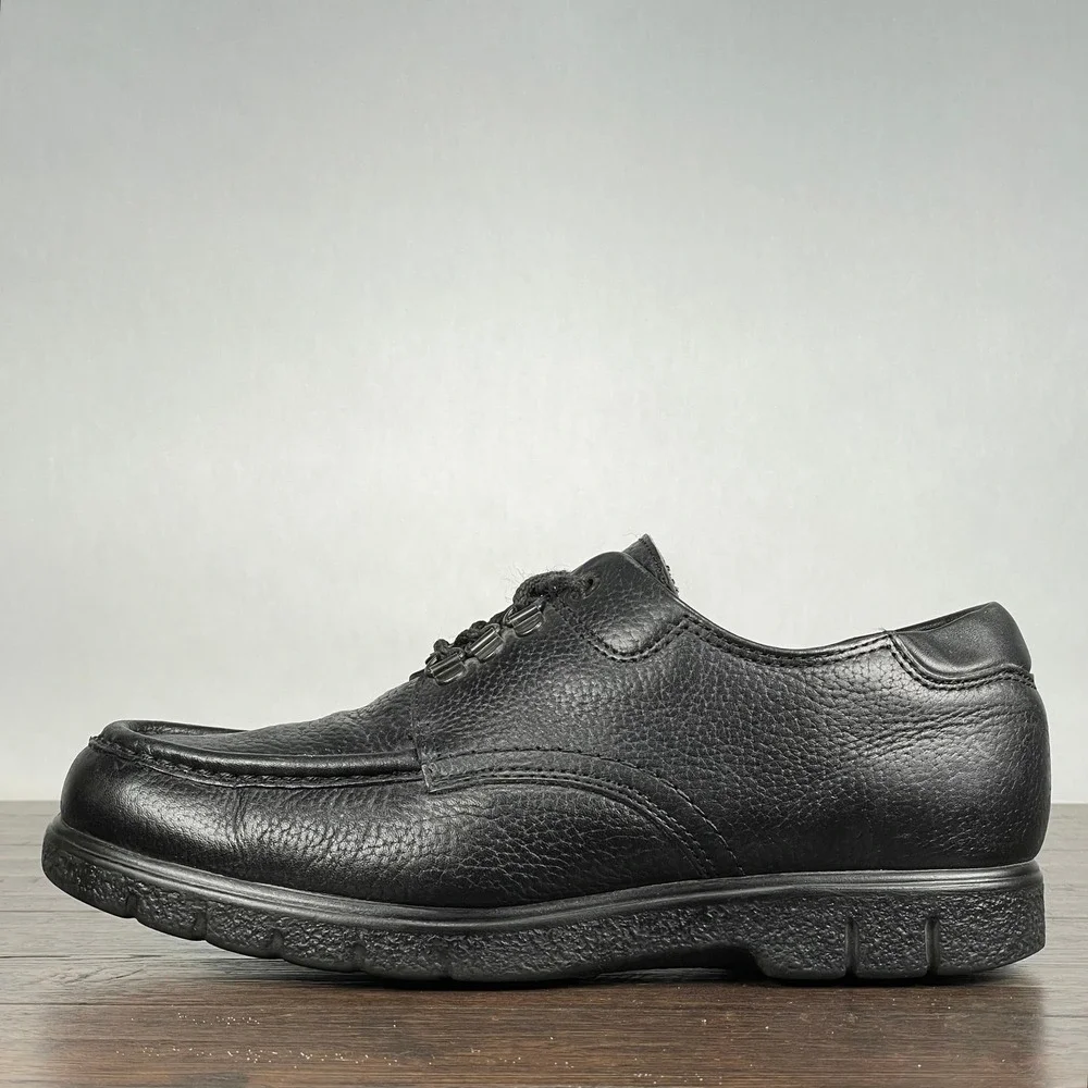 Red Wing Shoes Mens 9 Black Leather Comfort Shoes USA Lace-Up Classic Minimalist